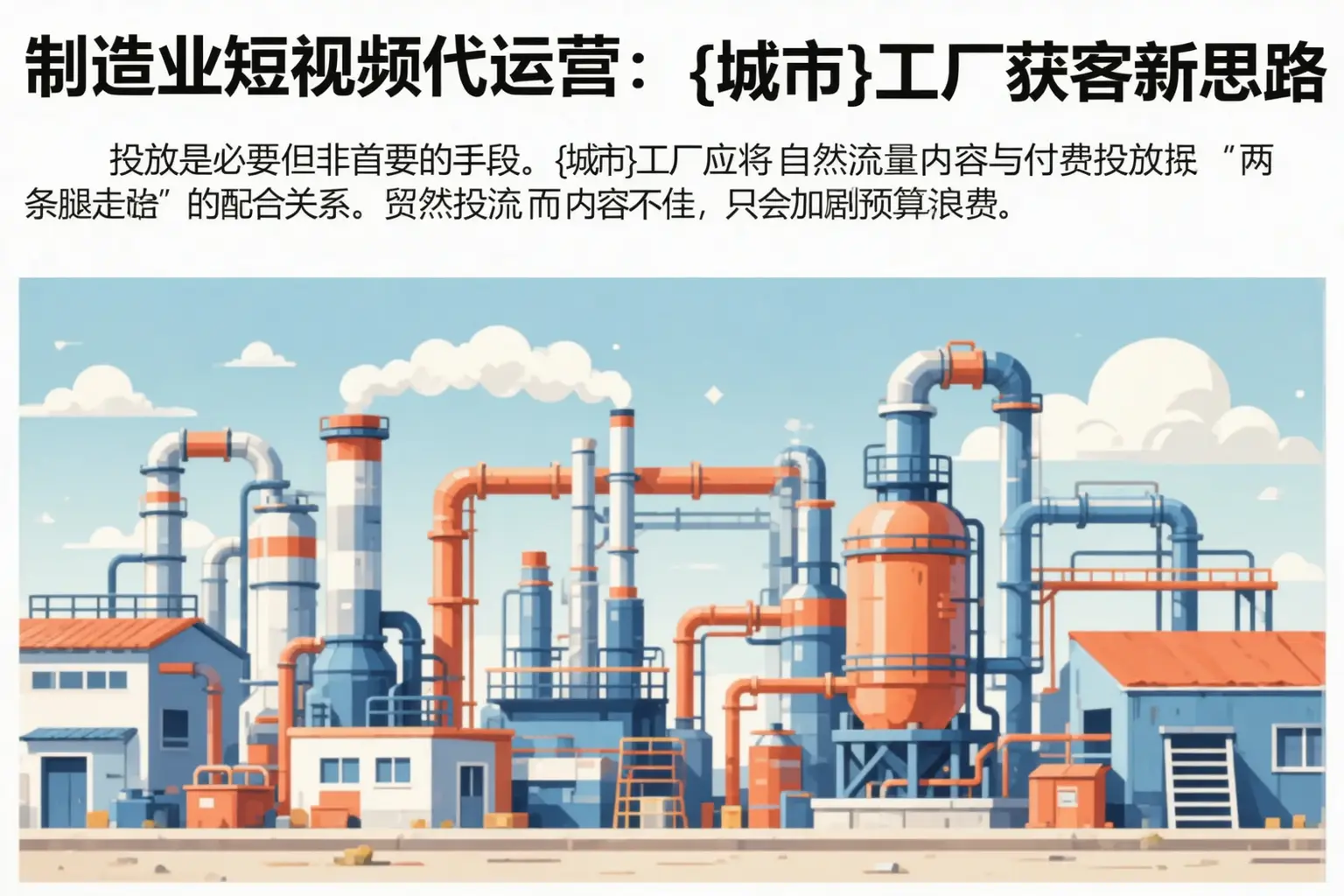 制造业短视频代运营:溧水工厂获客新思路